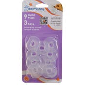 Keyed Outlet Plugs - 9 Plugs, 3 Keys