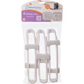 Sliding Locks - White, 6 Pack