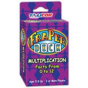 Fraper Deck Multiplication Games - Ages 7+