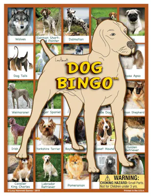Dog Bingo Game