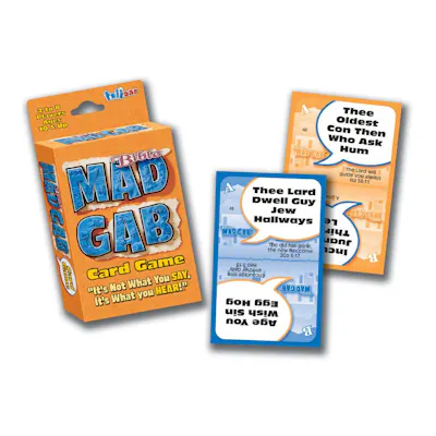 Bible Mad Gab Card Game