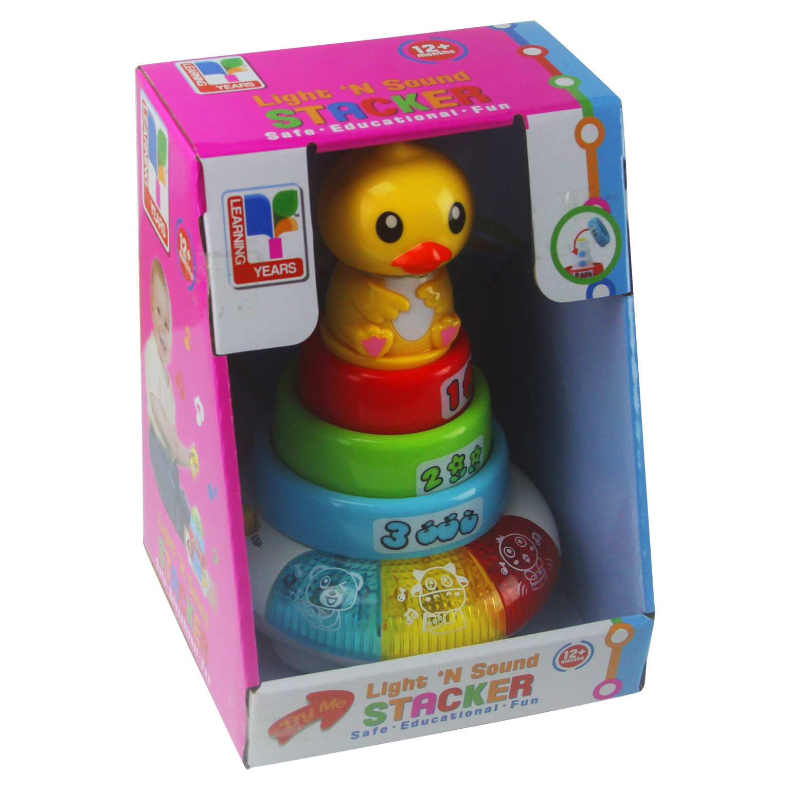 Wholesale Light 'N Sound Baby Stackers - 5 Pieces, 12M+ - DollarDays