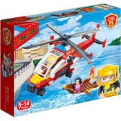Rescue Chopper Building Block Sets - 122 Pieces