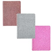 Personal Glitter Notebooks, Assorted