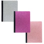 Glitter Composition Books, Assorted