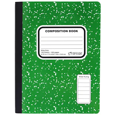 1-Subject Wide-ruled Composition Books - 4 Colors
