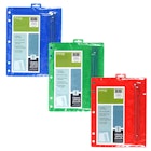 Zipper Poly Pencil Pouch, Assorted image number null