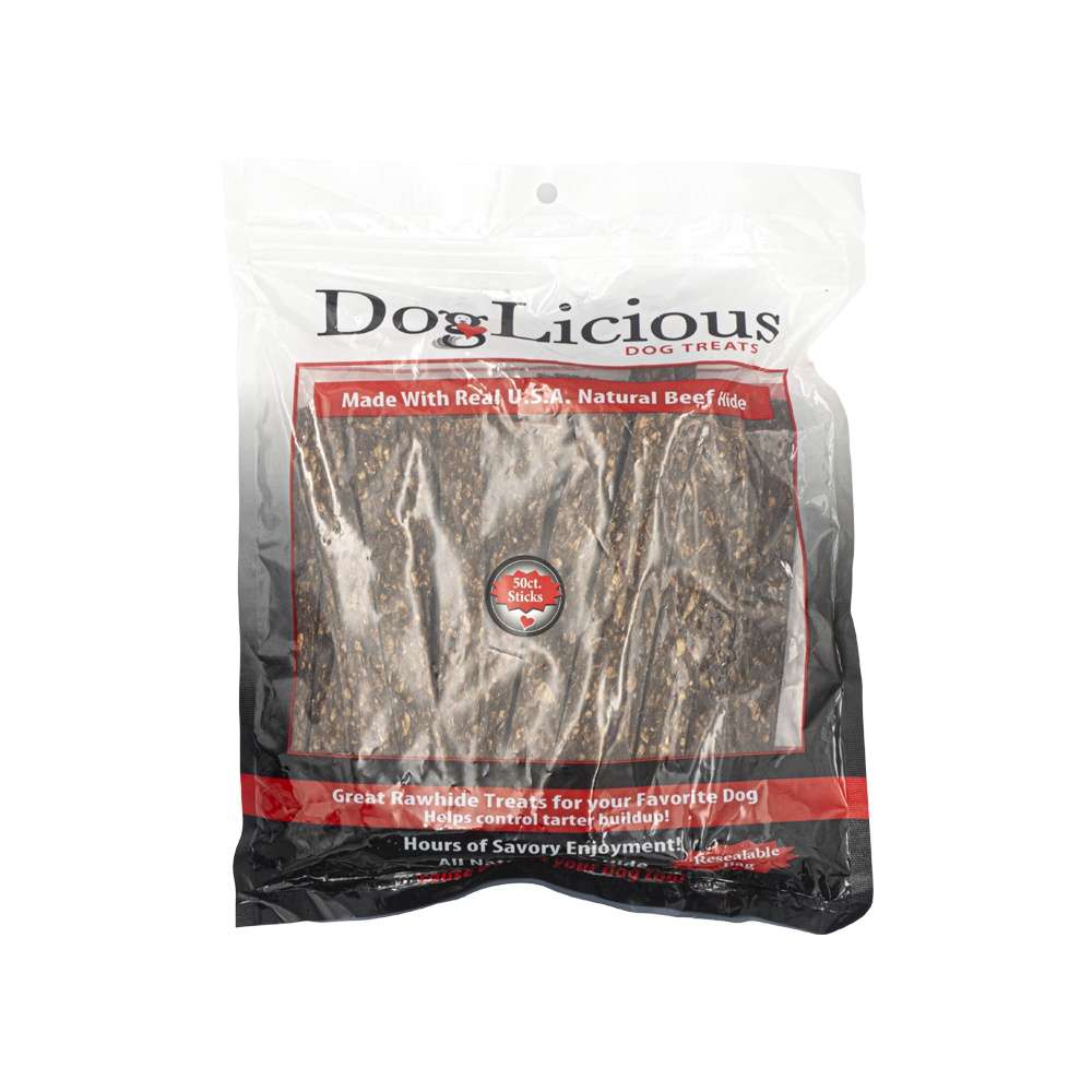 Flat Dog Chews - 50 Pack