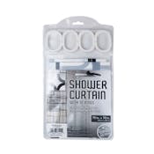 Shower Curtains - Black/Gray, 70" x 70"