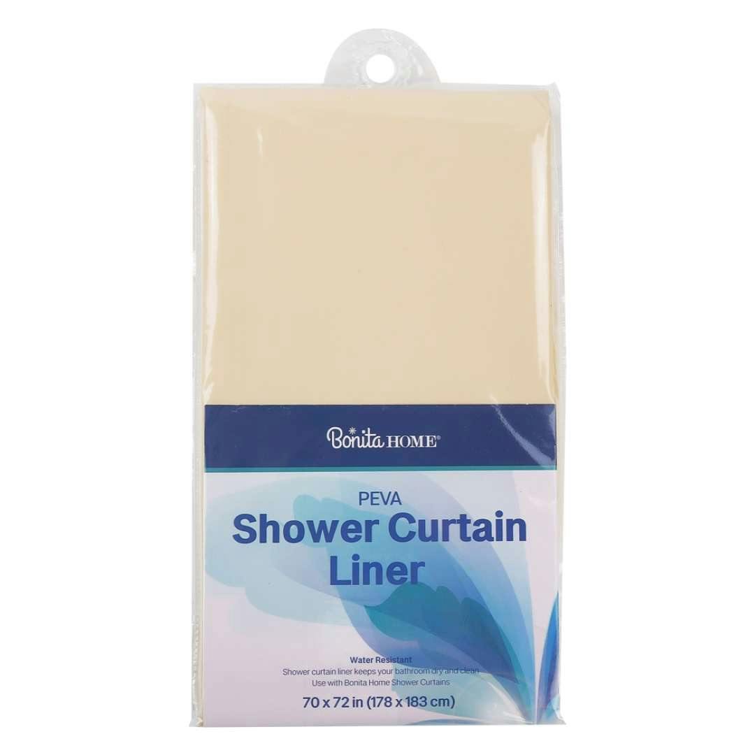 Shower Curtain Liners - Almond, 70" x 72"