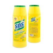 S.O.S Powder Cleaner with Bleach - Lemon, 21oz
