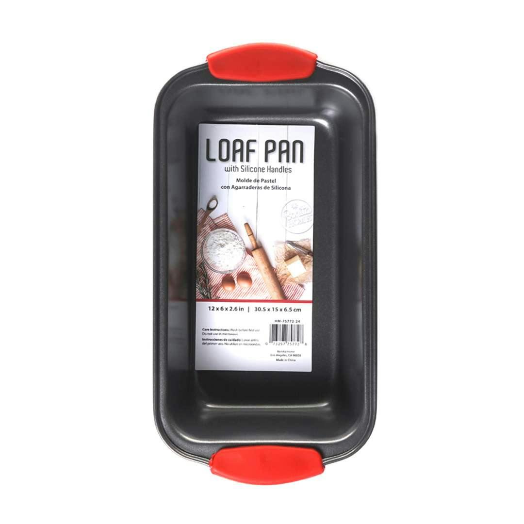 Metal Loaf Pan - Silicone Handles, 12" x 6"
