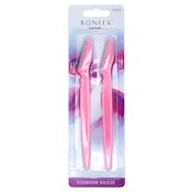 Eyebrow Razor - Pink, 2 Pack