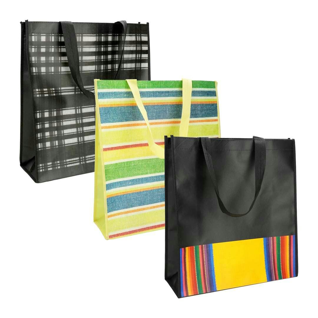 Reusable Bags - Assorted Stripes, 15" x 14"