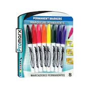 Permanent Markers - Assorted, 8 Pack