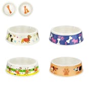 Melamine Dog Bowls - Assorted
