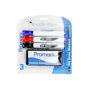 Dry Erase Marker Set - Eraser Included