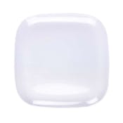 Square Melamine Dinner Plates - White, 10"