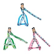 Plaid Harness & Leash Sets - Assorted, 24"