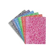 Marbled Spiral Notebooks - Assorted, 70 Sheets