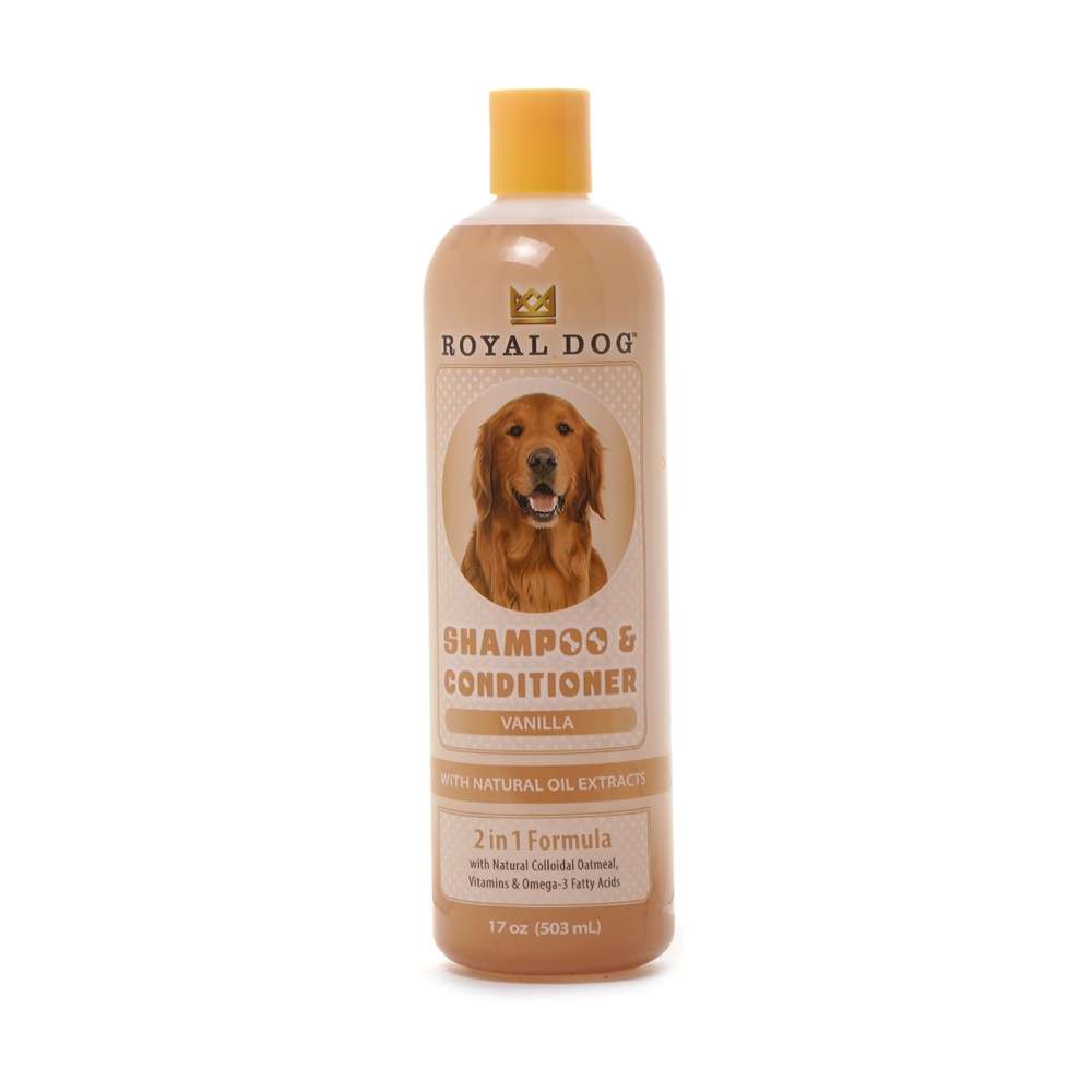 Dog Shampoo & Conditioner - Vanilla, 17oz