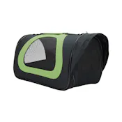 Pet Carrier - Medium, Black/Lime