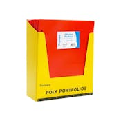 2 Pocket Poly Portfolios - Red