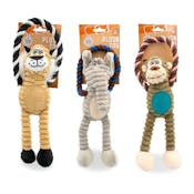 Pet Plush Toys with Squeakers - Assorted Styles, 13"