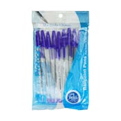 Blue Stick Pens - 10 Count