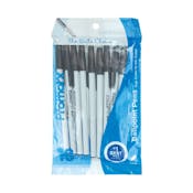 Ballpoint Pens - Black, 10 Count