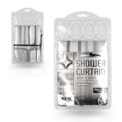 Shower Curtains - Black/Gray, 70" x 70"