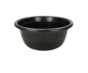 Bonita Home Plastic Basins, Black, Small