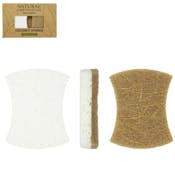 Non-Scratch Cleaning Sponge Scrubbers, 2ct