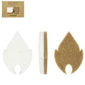 Non-Scratch Cleaning Sponge Scrubbers, 2ct