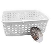 Storage Bins - White, 8" x 5.5"
