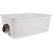 Storage Bins - White, 12.2" x 9.3" x 4.5"