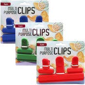 Wholesale Bag Clips - 5 Pieces, Assorted Colors, Large, Small