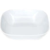 Melamine Square Plates - White, 8"