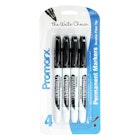 Permanent Markers - Black, 4 Pack image number null