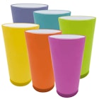 Plastic Tumblers - Assorted, 18.6 oz image number null