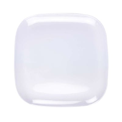 Square Melamine Dinner Plates - White, 10"