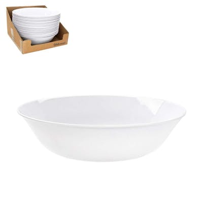 Melamine Serving Bowls - White, 11" x 4"