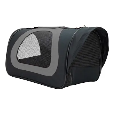 Pet Carrier - Large, Black/Grey