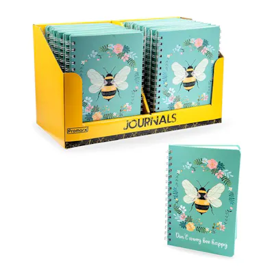 "Do Not Worry Bee Happy" Inspirational Journals
