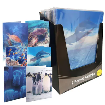 Marine Life 3D Folders - Assorted