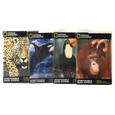 Stretchable Book Covers - Assorted Animal Designs
