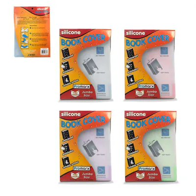 Silicone Jumbo Book Covers - Assorted Colors