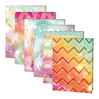 2-Pocket Folders - Feather Print