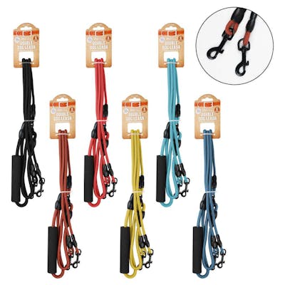 Pet Double Rope Leash, Assorted, Small