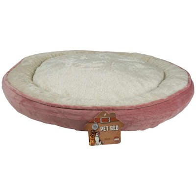 Pet Fleece Bed, Mauve, Large